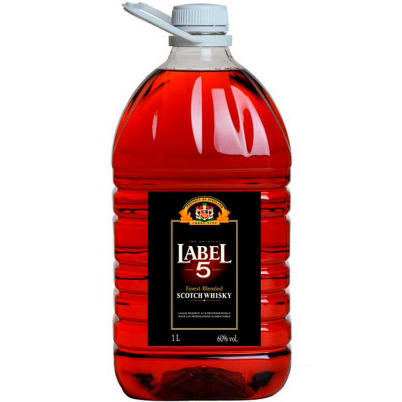 SCOTCH WHISKY LABEL 5  60º 5l 1