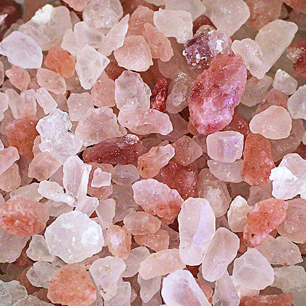 DIAMANTE DE SAL CON CRISTALES ROSAS 250g