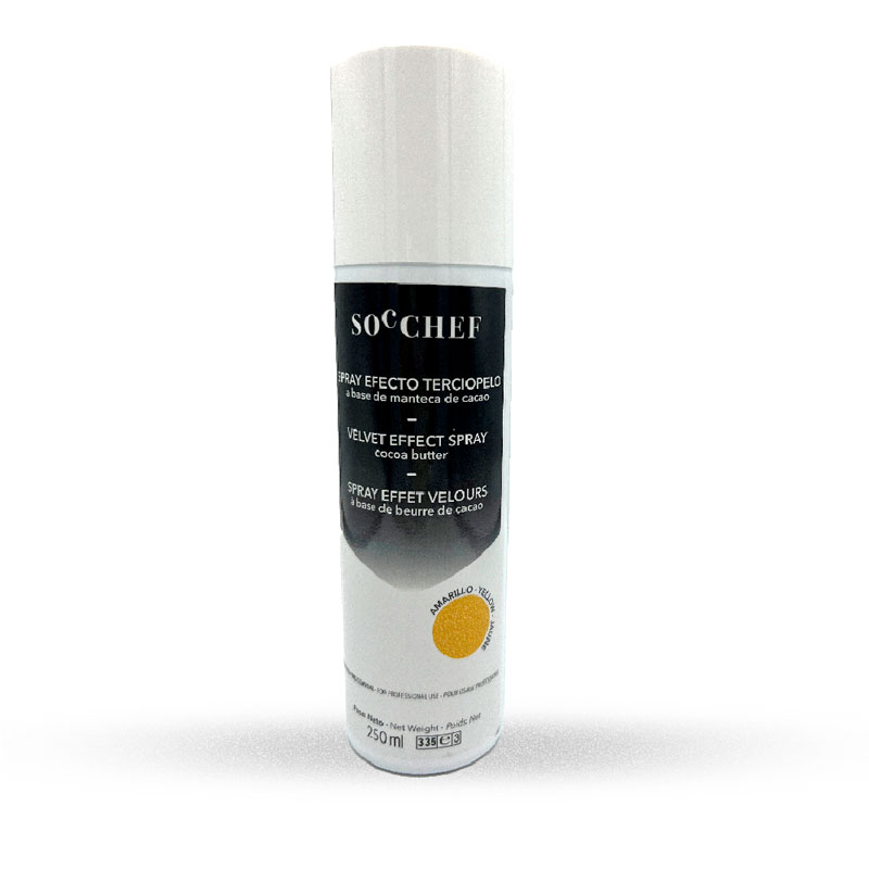 SPRAY EFECTO TERCIOPELO COLOR AMARILLO 250ml