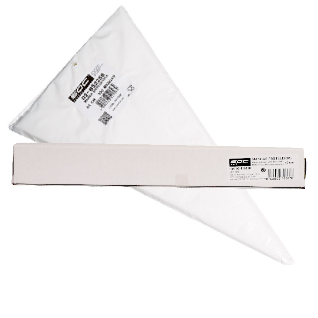 poche pâtissière haute densité (en paquet et en bloc) 60cm 100 un