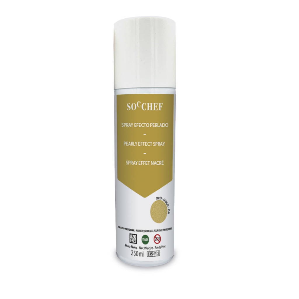 spray efecto perlado oro 250ml